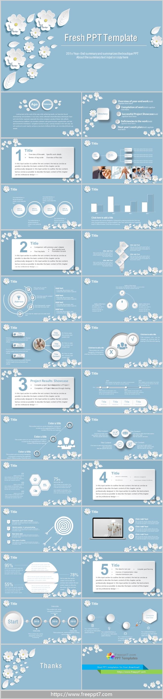 3D Embossing Effect PowerPoint Template