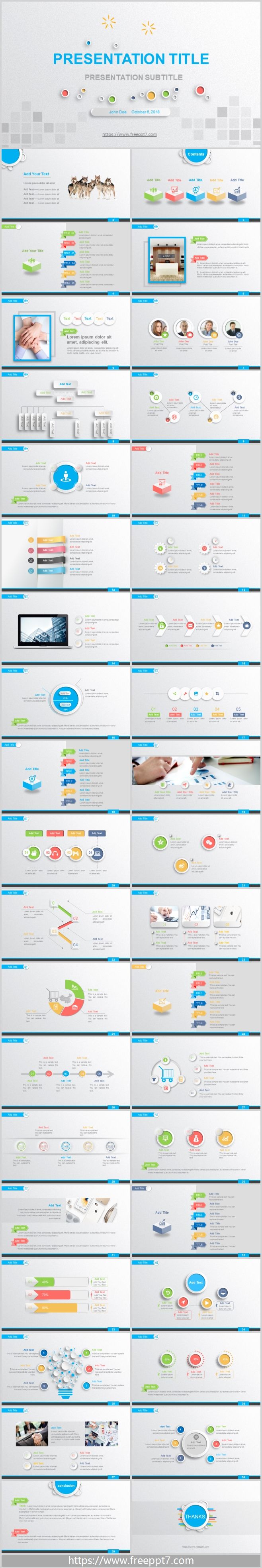 3D micro-stereo PowerPoint Templates For Business Plans