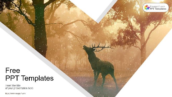 Elk PowerPoint Templates（Widescreen 16:9）