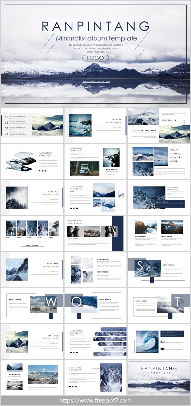 Graphic Album PowerPoint Templates