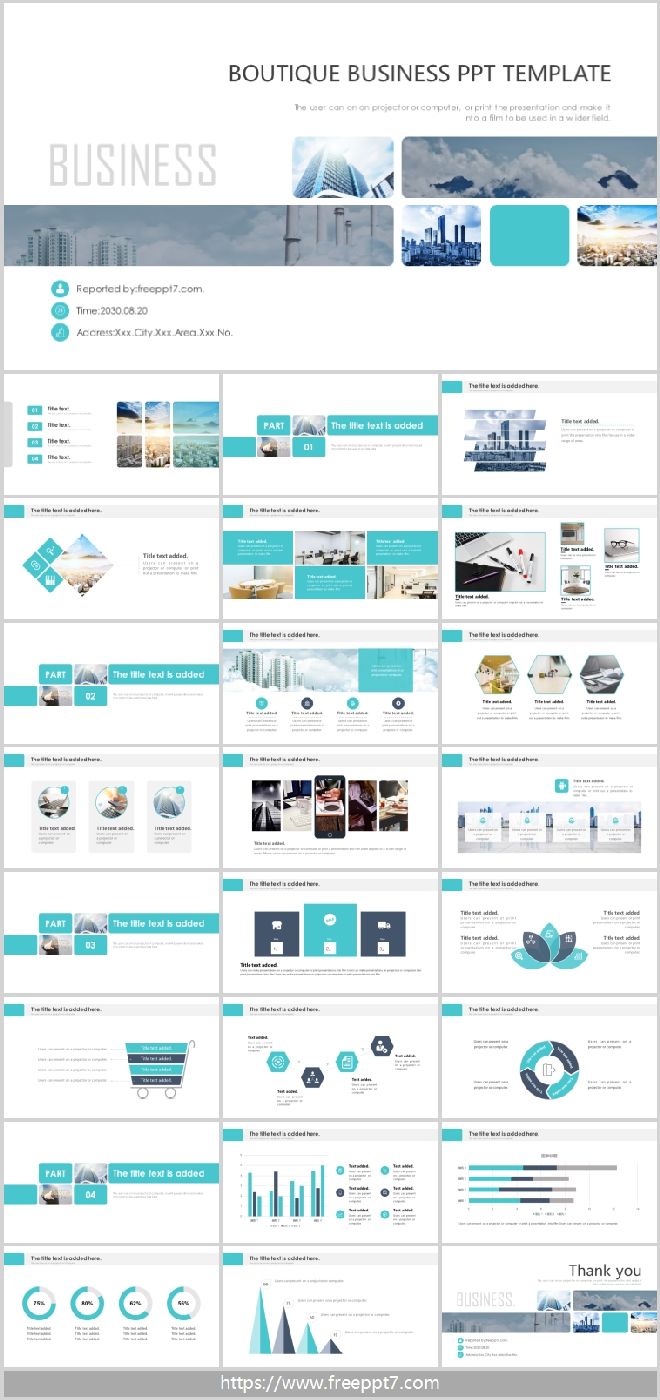 Graphic Typesetting Style PowerPoint Templates