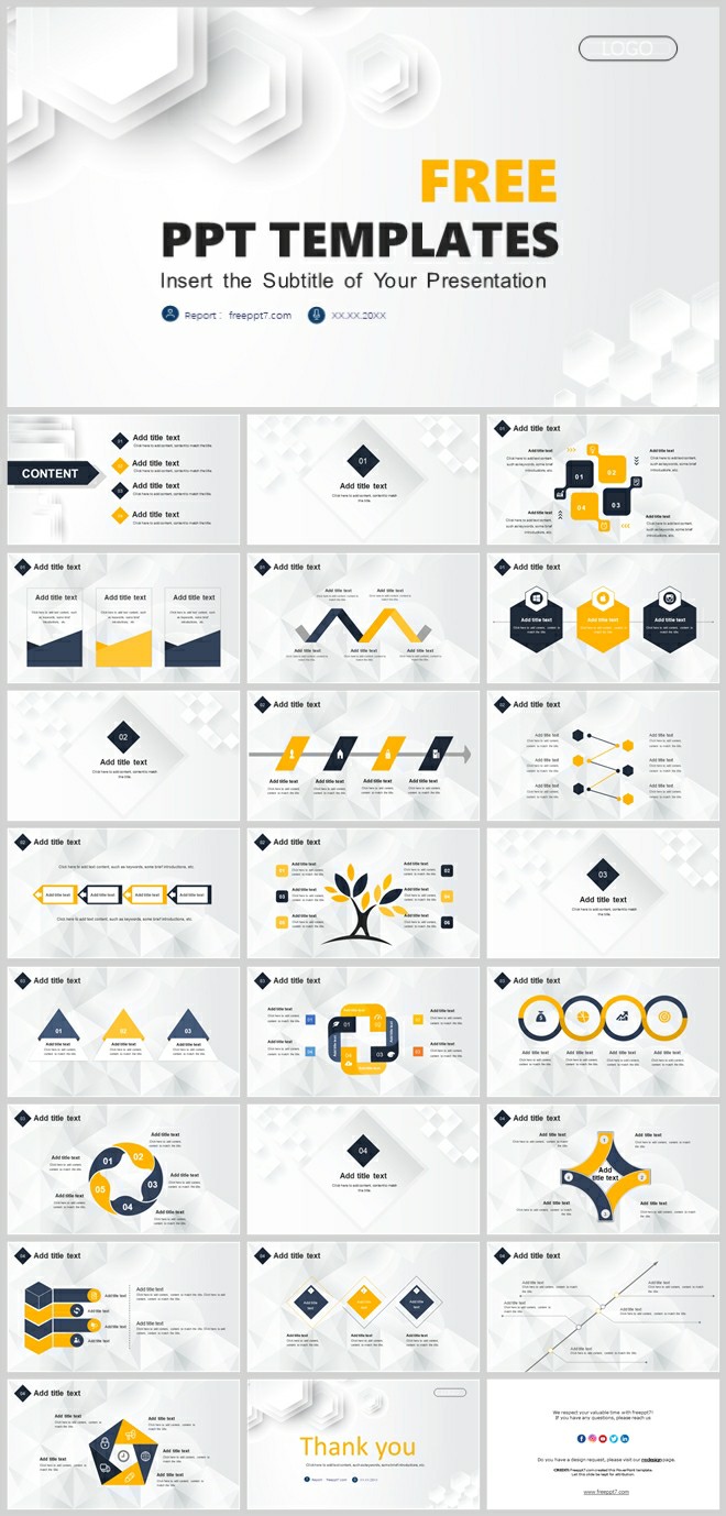 Personality! Simple Micro-stereo Business PowerPoint Templates