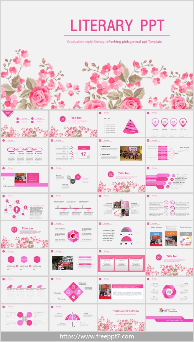 Pink universal PowerPoint template