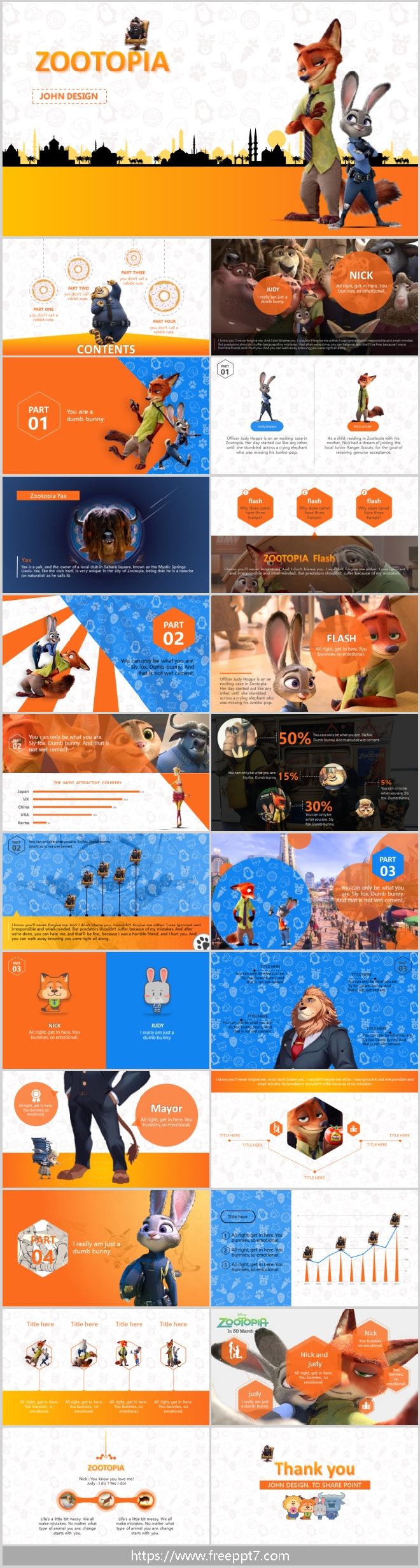 Zoo Theme PowerPoint Templates